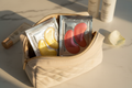 Kaya Beauty Collagen Under Eye Masks in Makeup Bag